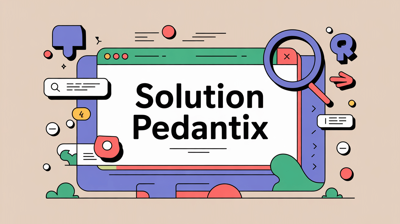 Illustration pedantix solution sur fond ludique et stratégique