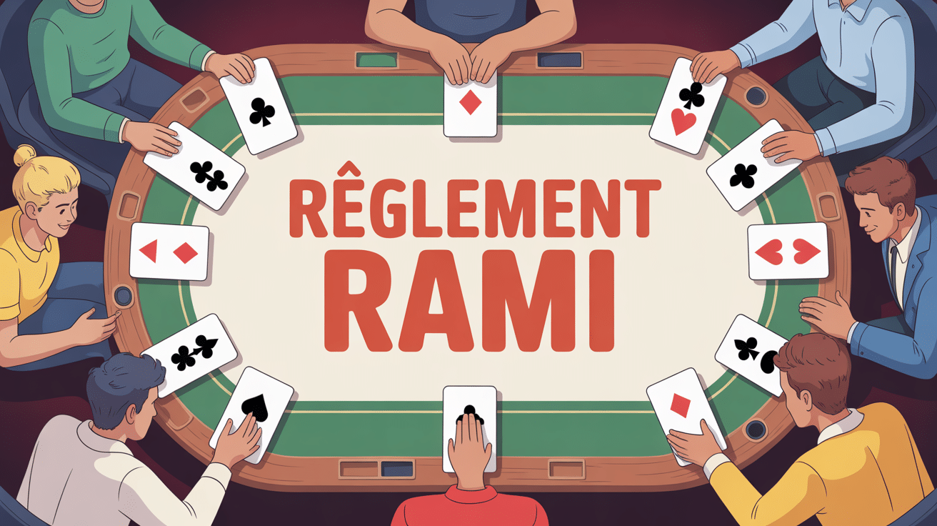 reglement du rami illustration joueurs table