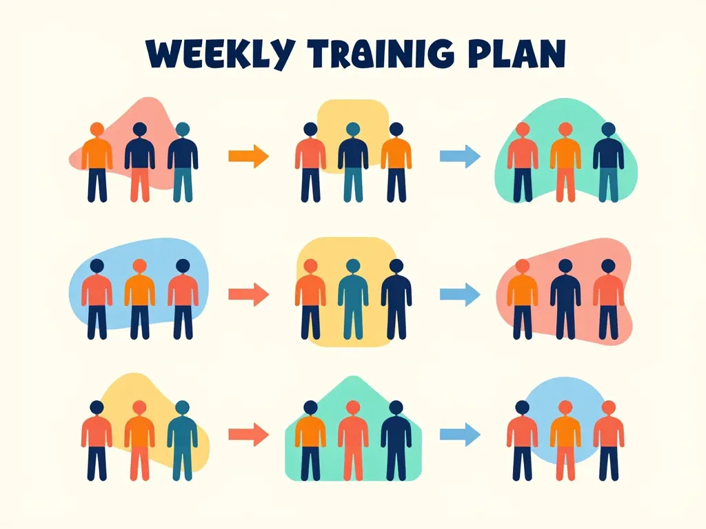 Diagramme split 2.0 programme musculation structuré