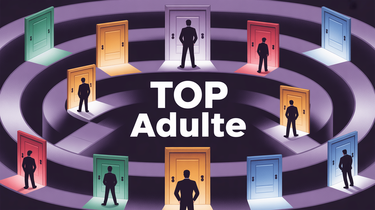 Image top adulte labyrinthe choix contenus