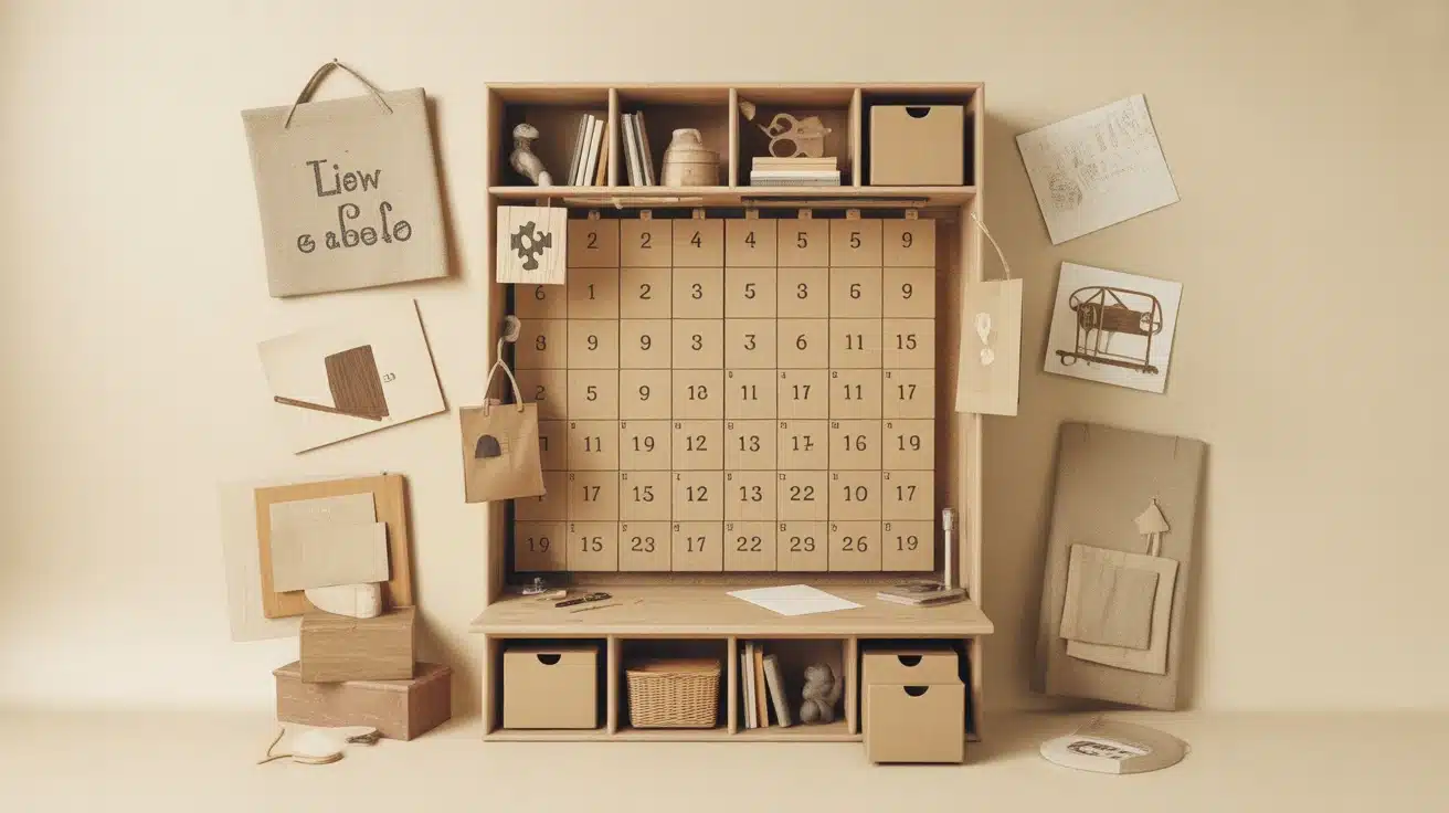 Calendrier de l’avent pour ado avec surprises utiles, design 3D