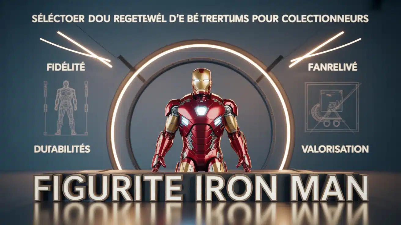 Figurine Iron Man avec 3 critères : fidélité, durabilité, valorisation
