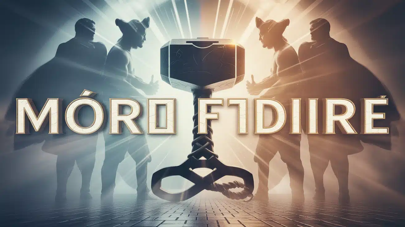 Marteau de Thor Mjölnir, symbole de puissance et protection