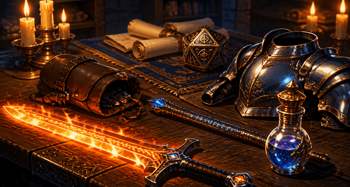 aidedd objet magique sur table Donjons et Dragons