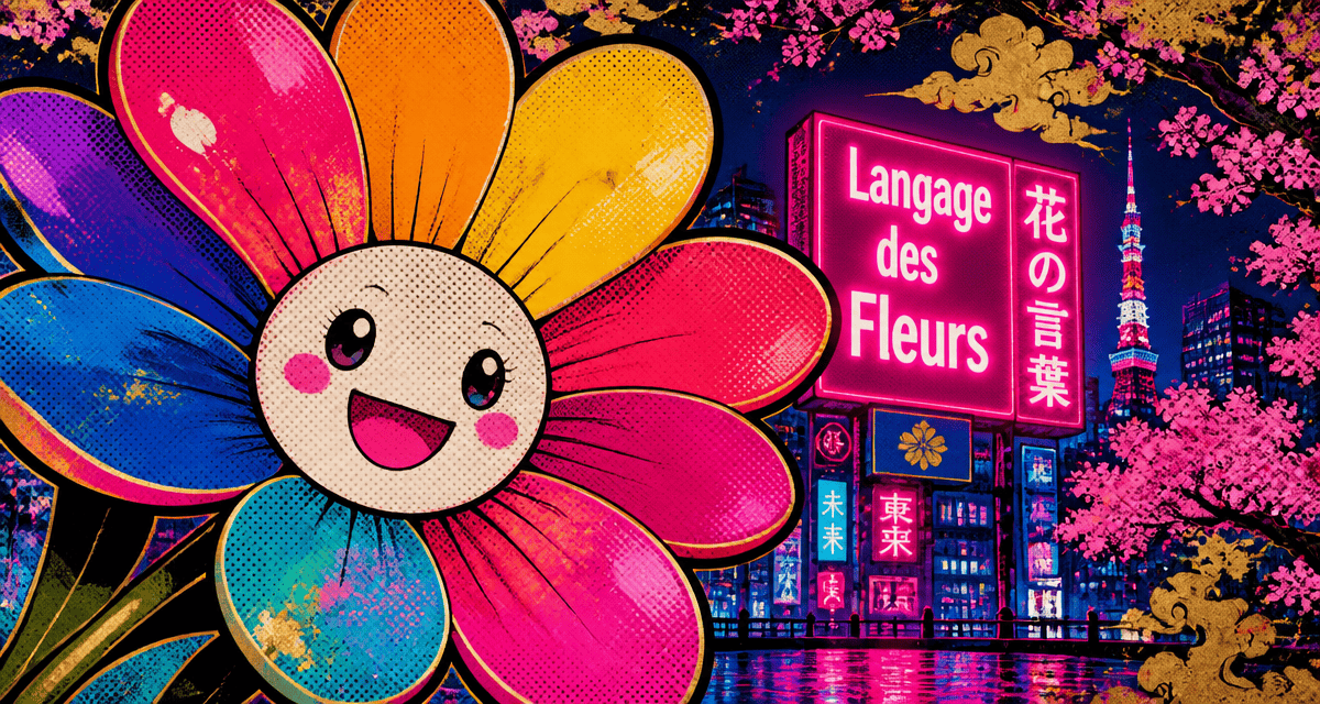 artiste japonais fleur pop art Murakami Tokyo