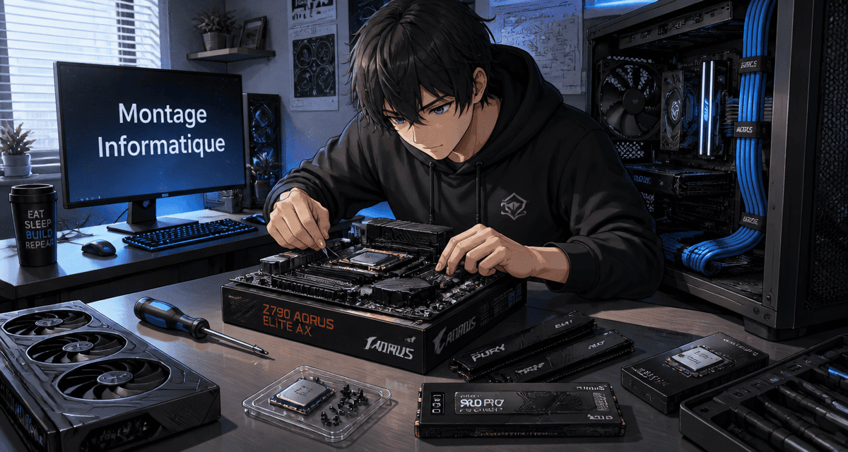 comment monter un pc gamer image anime