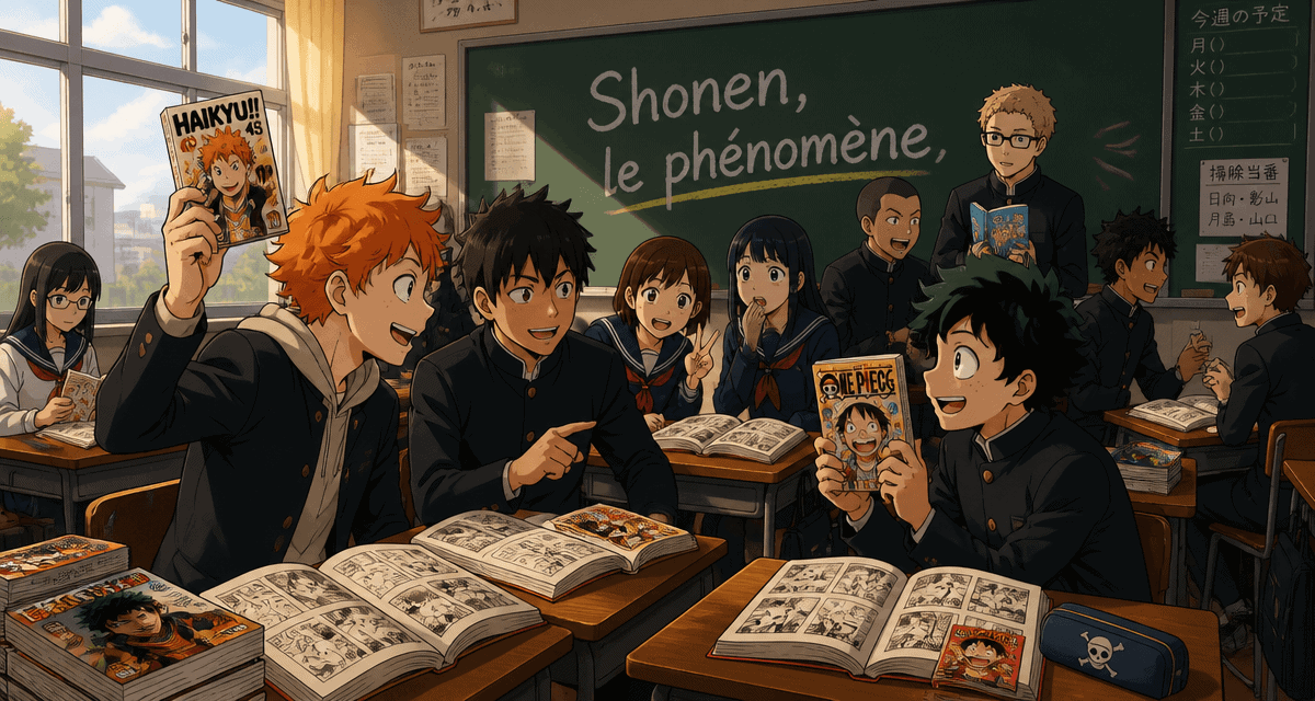 definition shonen adolescents manga salle de classe