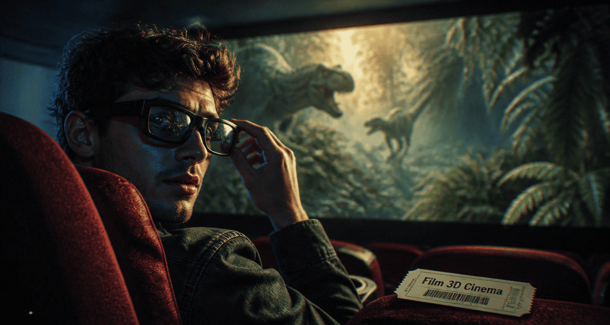 film 3d cinema spectateur lunettes jungle