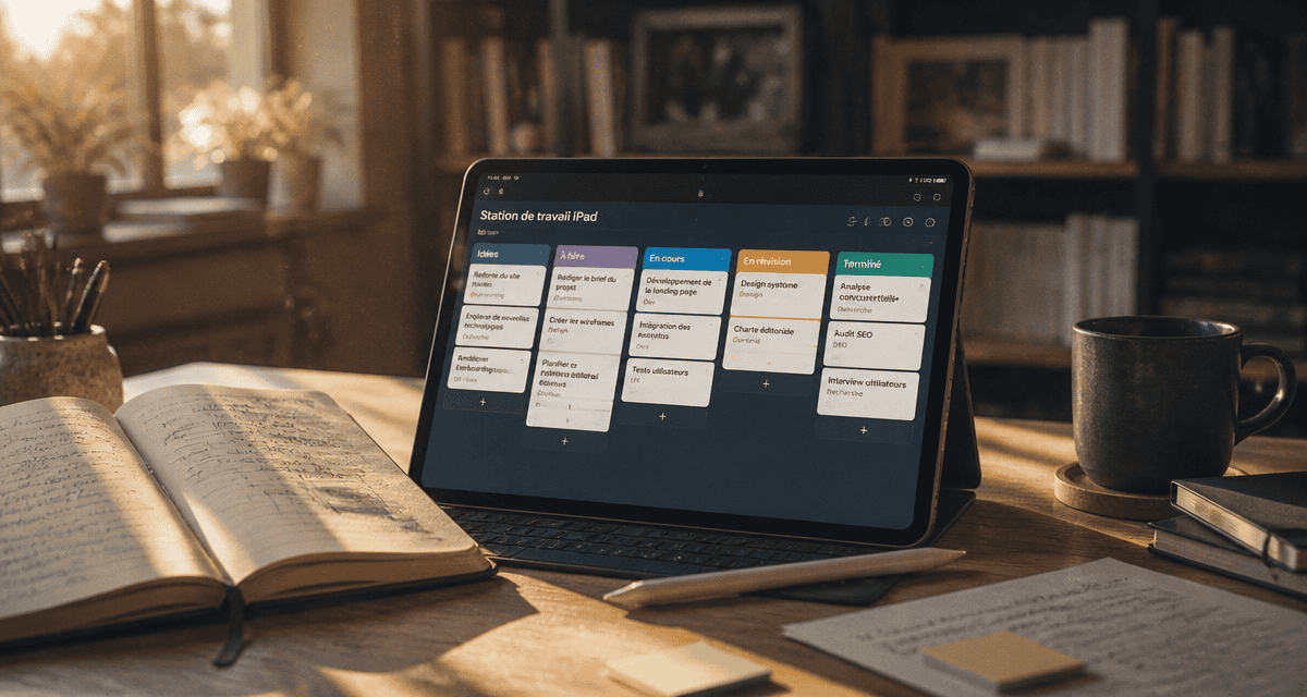 ipad meilleures applications productivite kanban