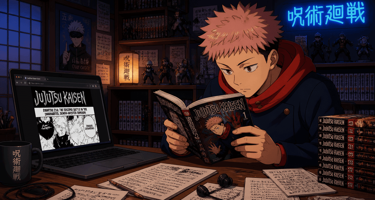 jujutsu kaisen scan yuji lecture manga