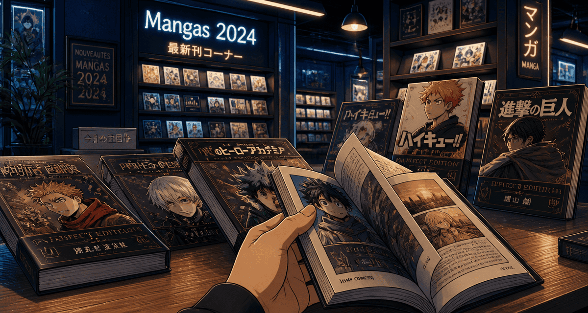 manga 2024 nouveautés en librairie