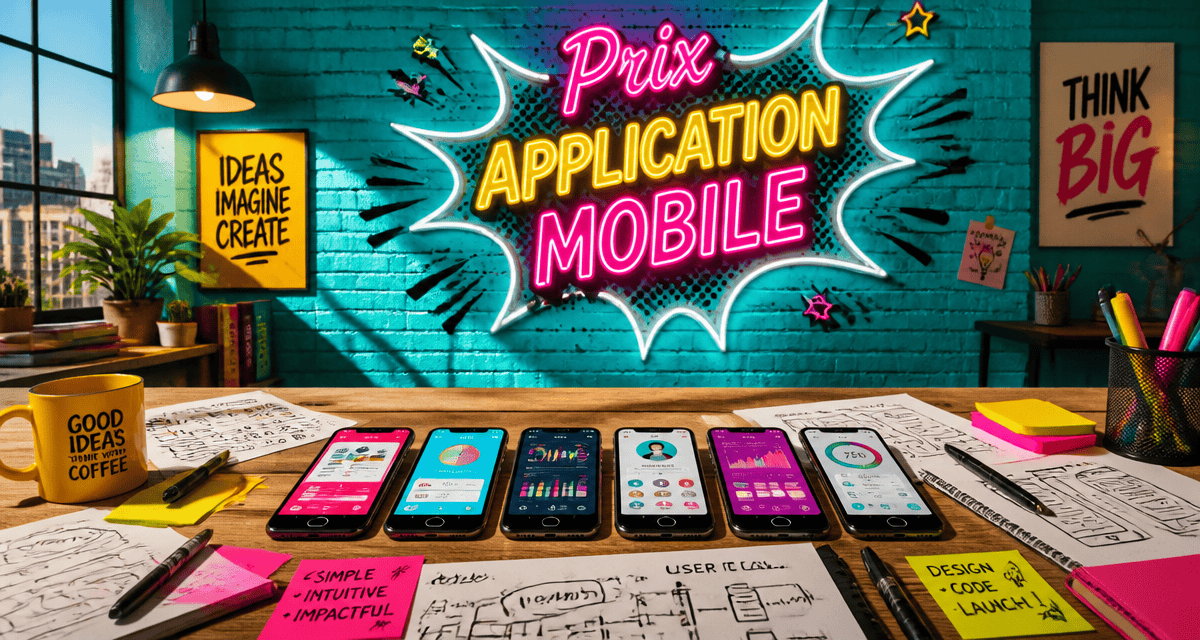 prix application mobile maquettes prototypes