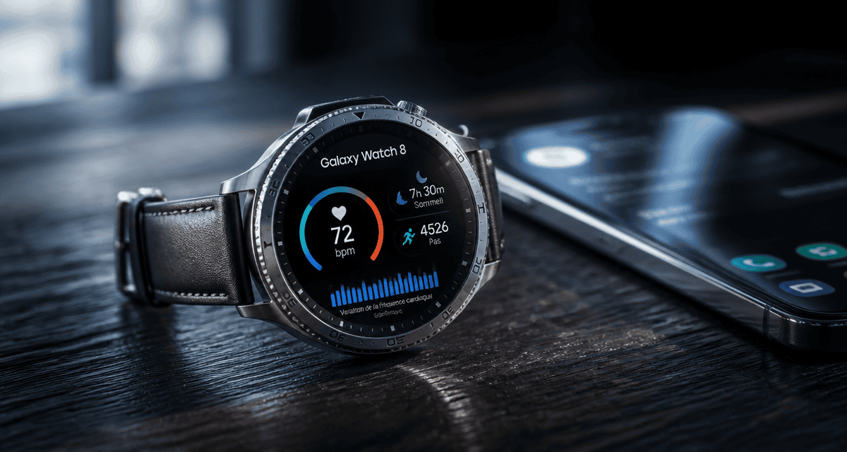 test galaxy watch 8 image montre acier