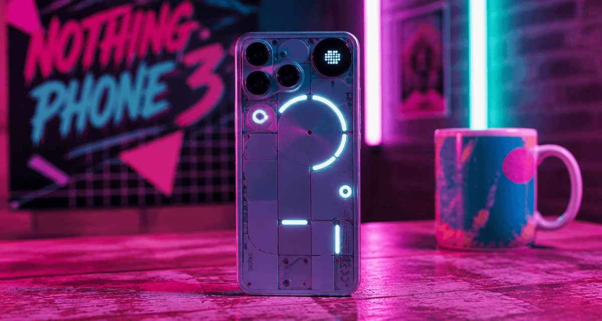 test nothing phone 3 dos glyph interface pop art
