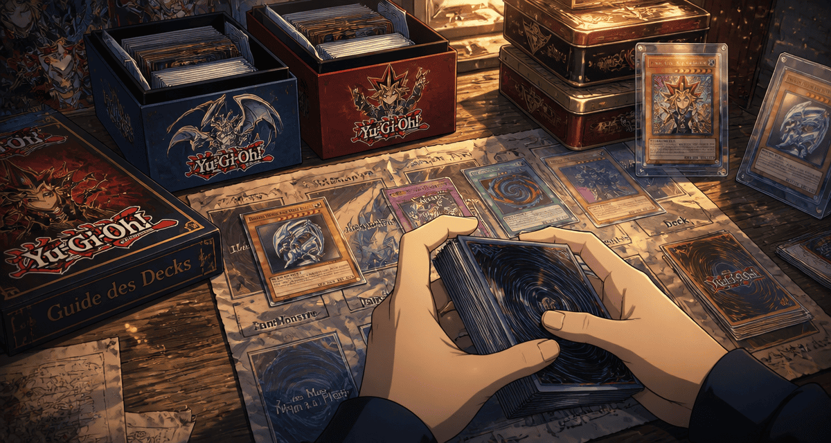 yu gi oh decks sur table pour débutants