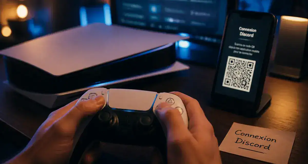 Discord PS5 : code QR pour chatter sans smartphone