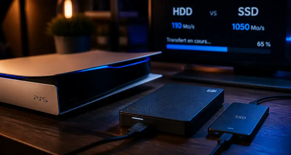 Disque dur externe PS5 prix : HDD ou SSD ?