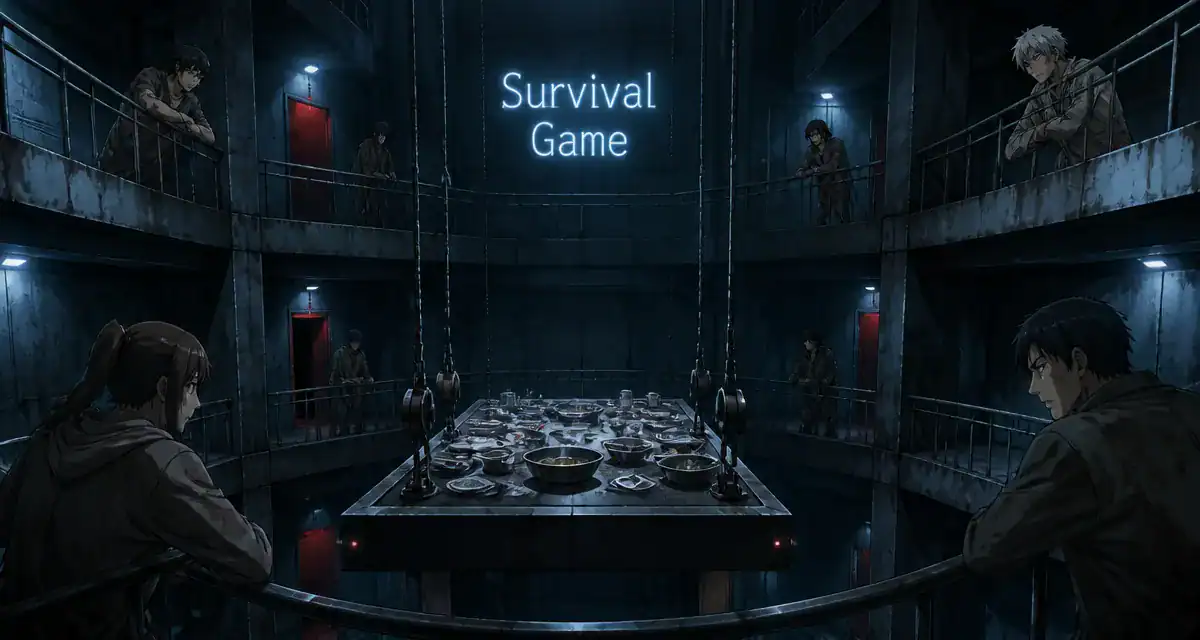 film comme squid game plateforme survival anime