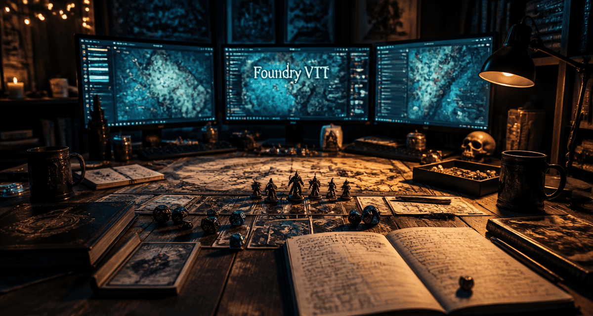 foundry vtt table jeu de rôle