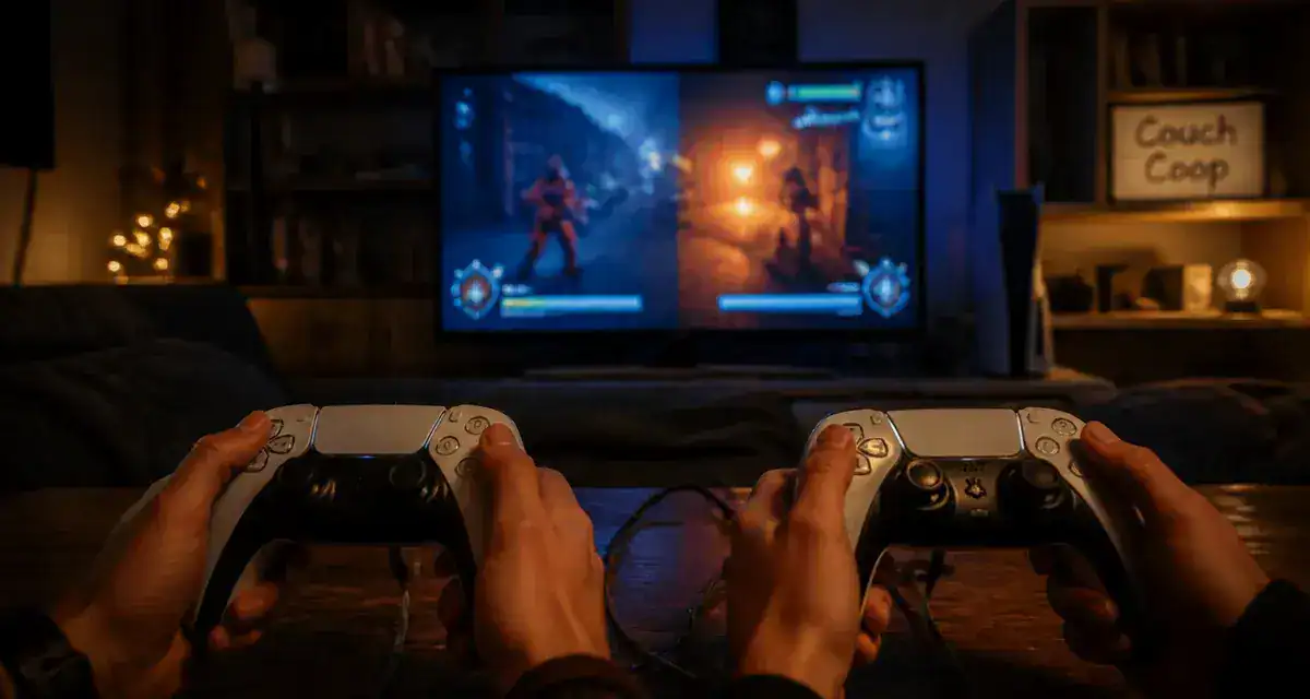 Meilleur jeu coop PS5 : deux manettes DualSense pour jouer ensemble en local