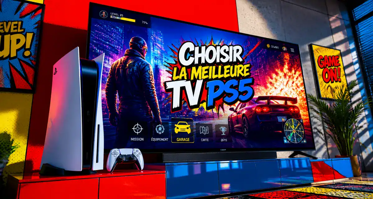 meilleur télé pour ps5 devant console