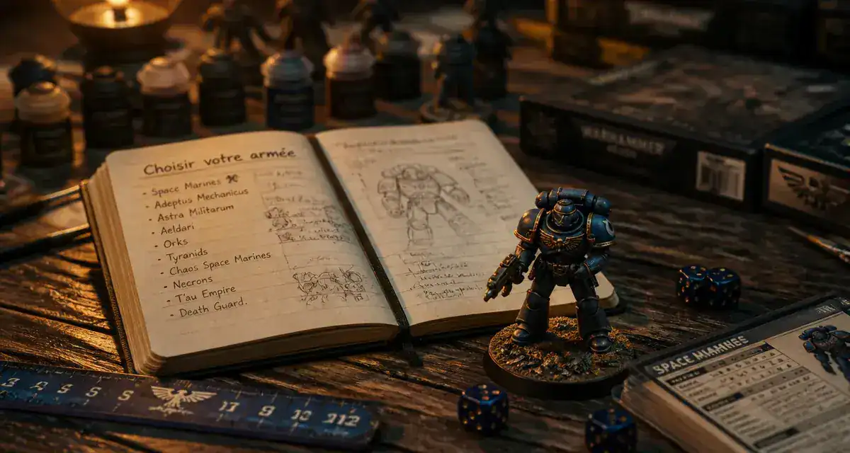 armée warhammer 40k : choisir faction, budget et style de jeu