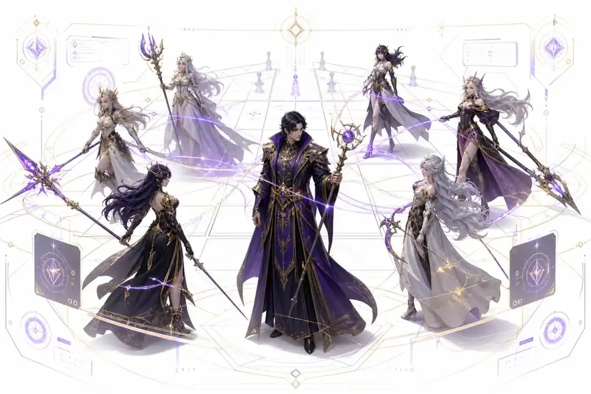 Everlusting Life : illustration de l’univers fantasy, du combat auto-chess et de la romance interactive