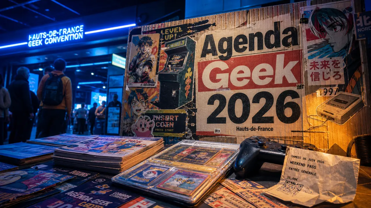 Gamers nord geek : entrée convention geek, manga et esport, agenda 2026