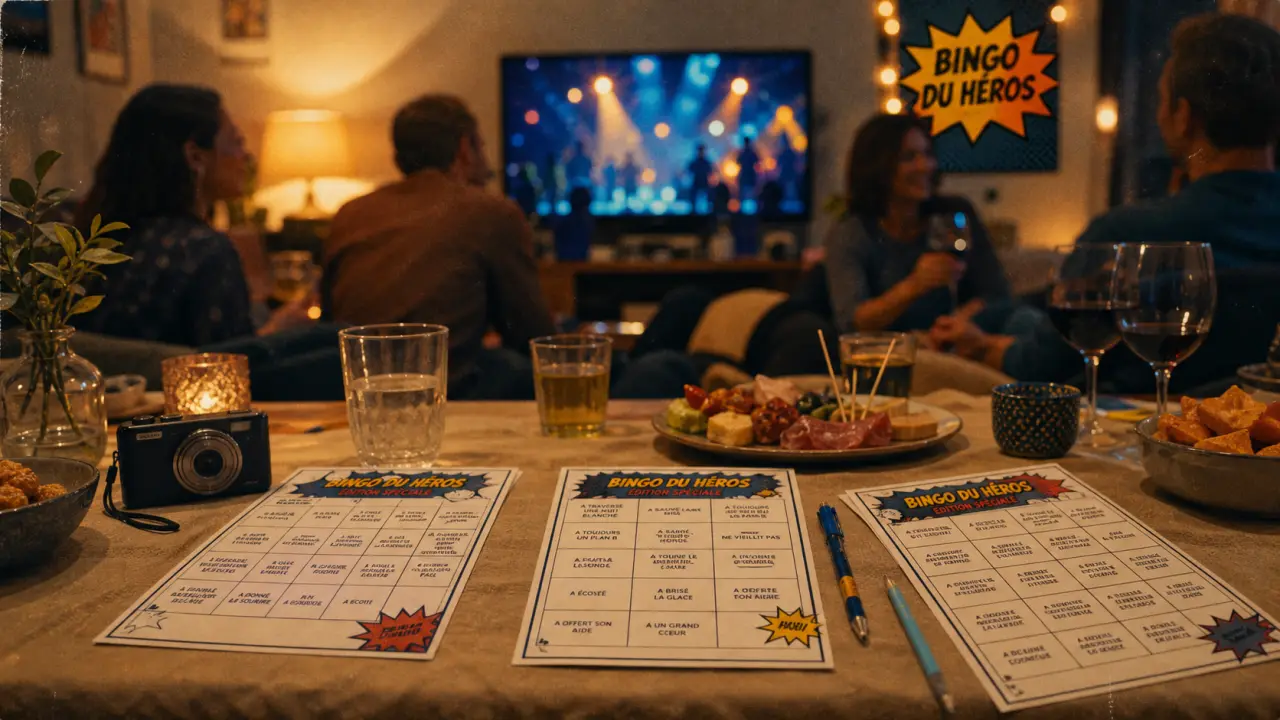 Jeux pour anniversaire adulte : bingo XXL et grignotage