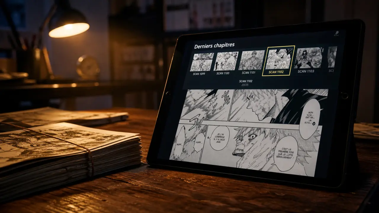 Lelscan : lecture manga en ligne gratuite, derniers chapitres sur tablette