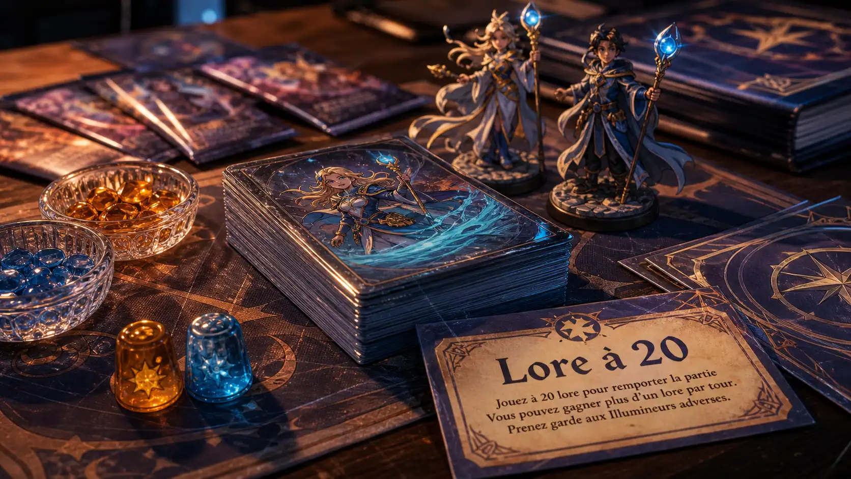 Lorcana : deck Lore 20 points et 6 encres pour débuter