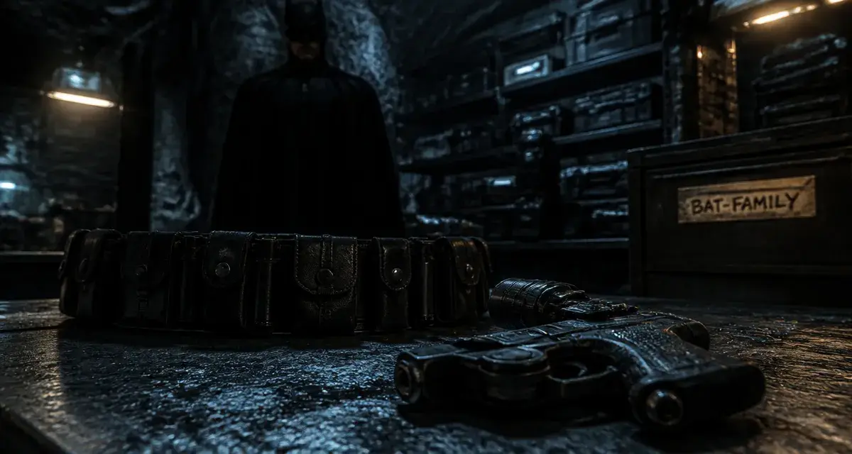 Personnage dans Batman, Bruce Wayne miroir dans la Batcave