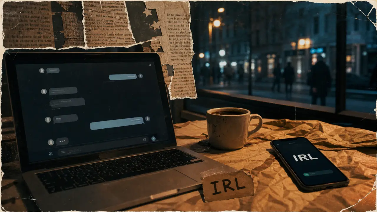 Que veut dire IRL jeu vidéo tchat : statut IRL sur Twitch