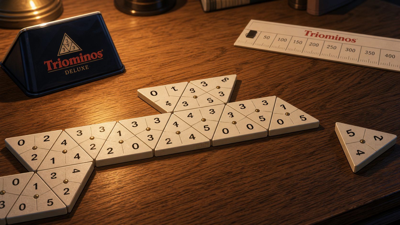 Règle du jeu triomino : poser piocher compter les points