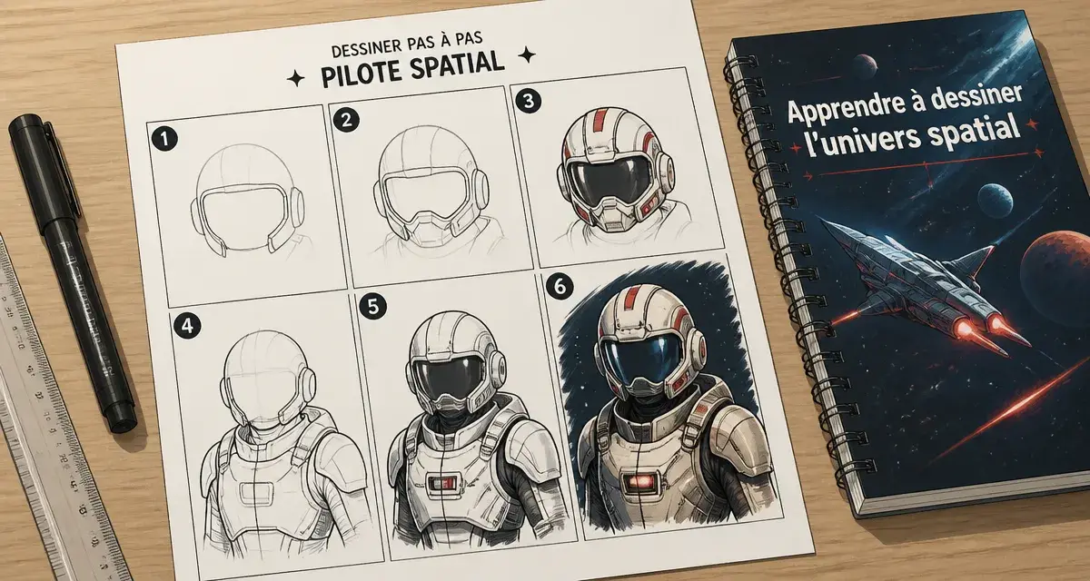 Dessin Star Wars Stormtrooper à imprimer, guide pas à pas