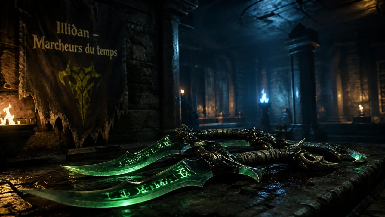 Glaive d'azzinoth d’Illidan au Temple noir