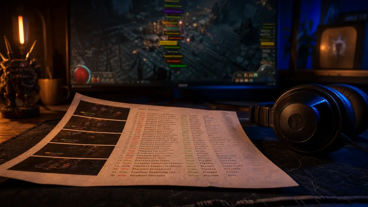 PoE2 loot filter saison 2 avec NeverSink 0.3 et FilterBlade