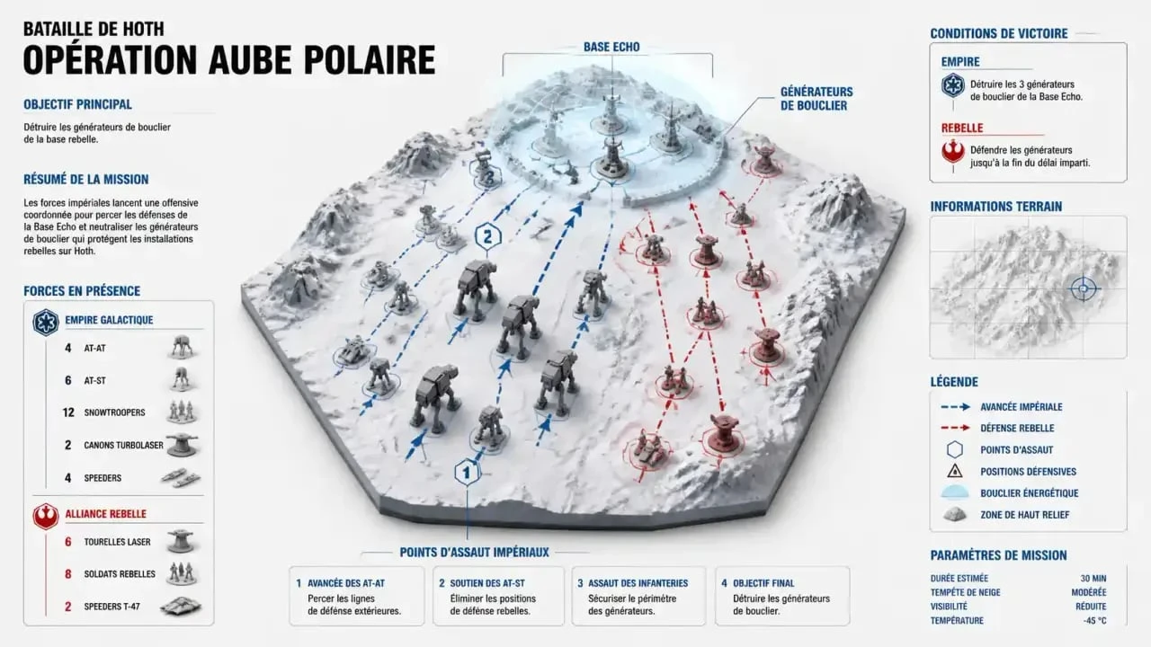 Jeu de stratégie tactique Star Wars