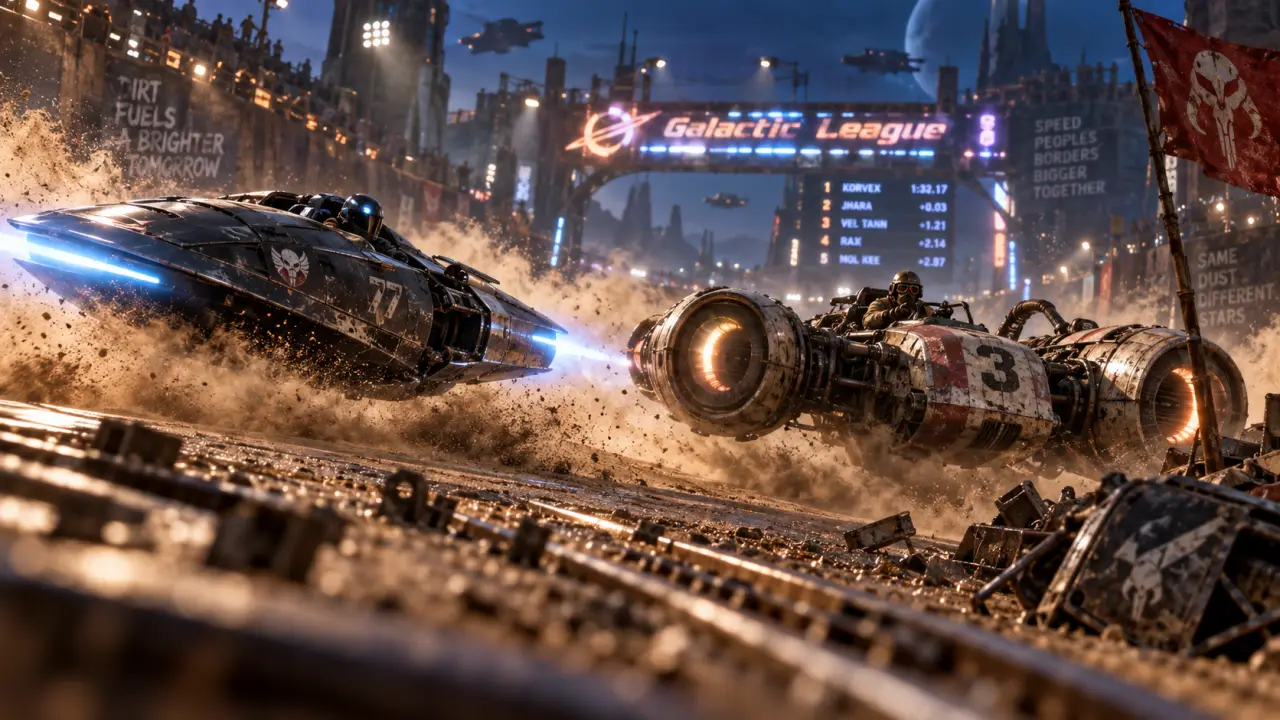Star Wars Galactic Racer : speeder et podracer sur piste clandestine 500 km/h