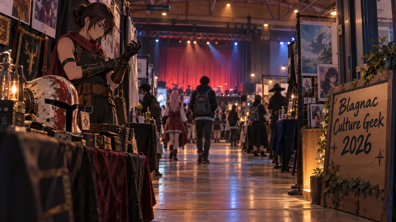 Cosplay à Blagnac Culture Geek 2026 en salle des fêtes