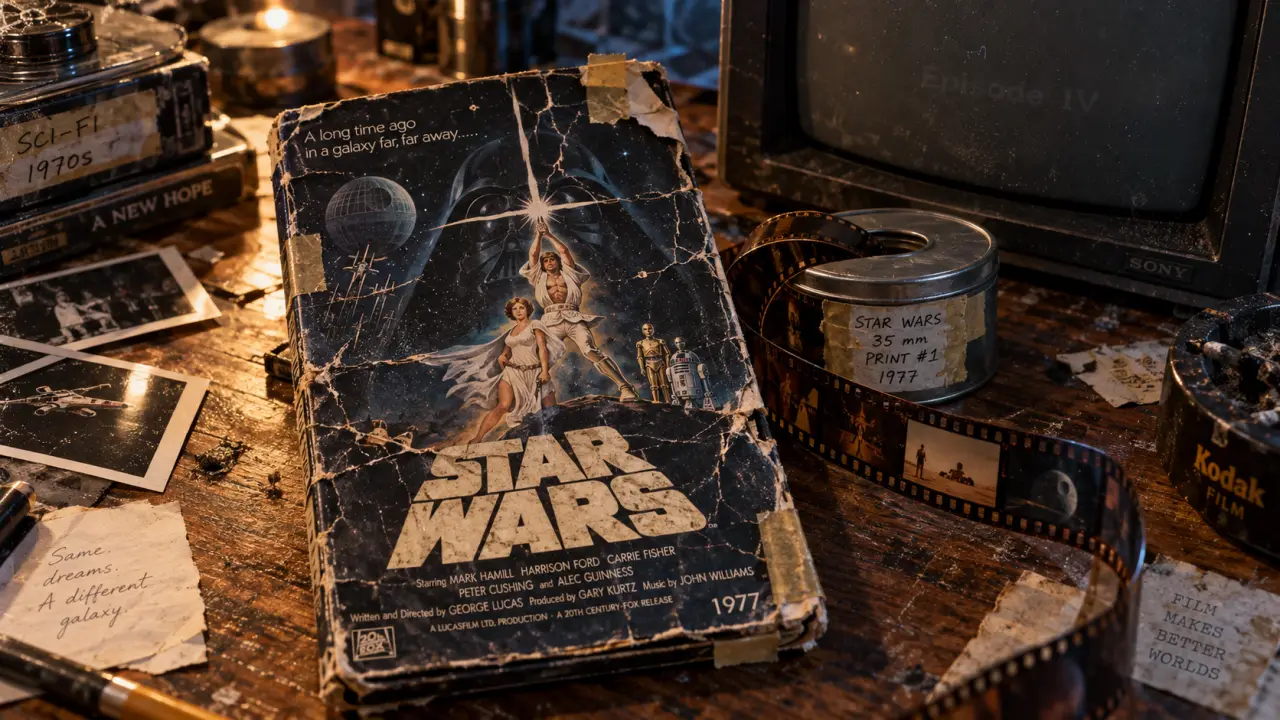 Star Wars 1977 : Un nouvel espoir, Episode IV, jaquette 1977