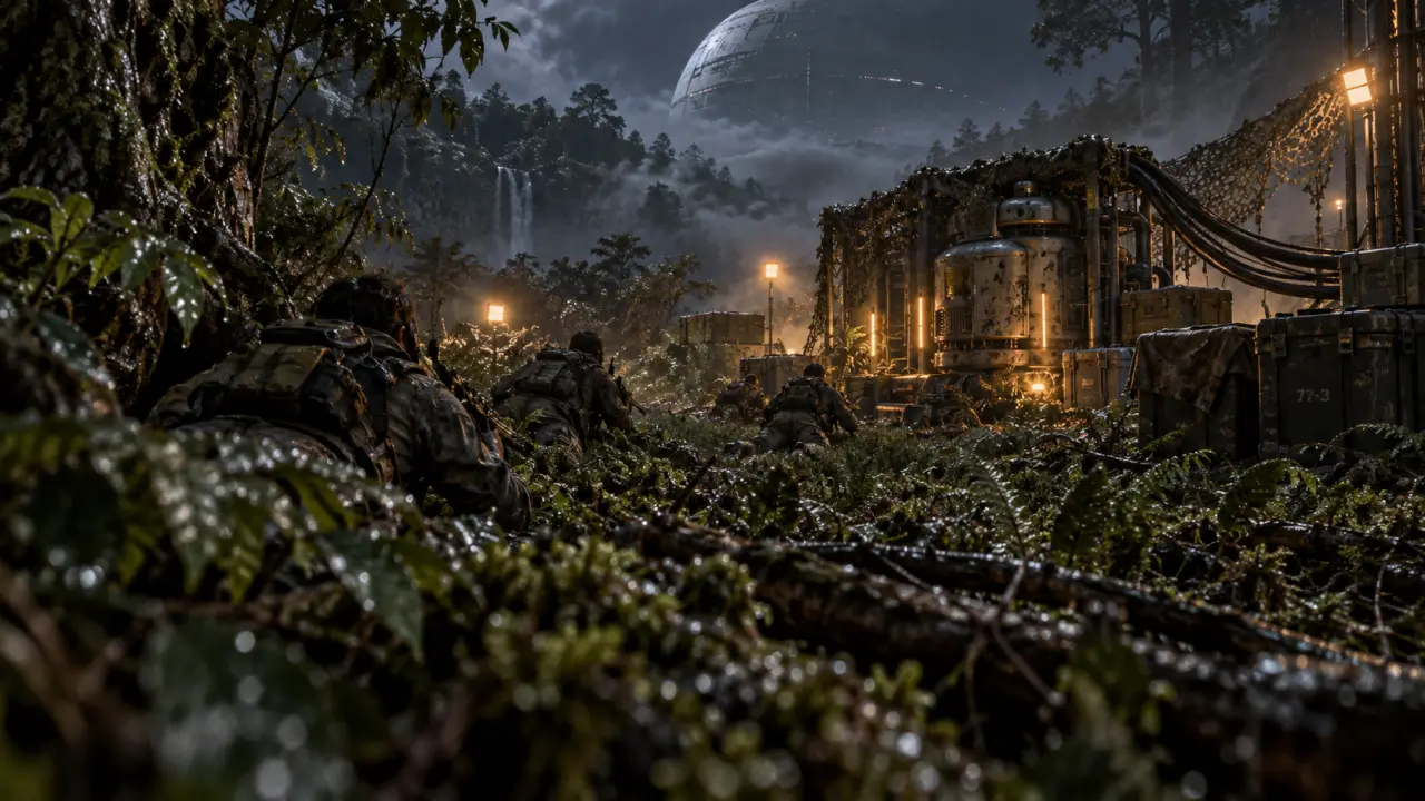 Star Wars 6 Return of the Jedi sur Endor, équipe rebelle et Étoile de la Mort