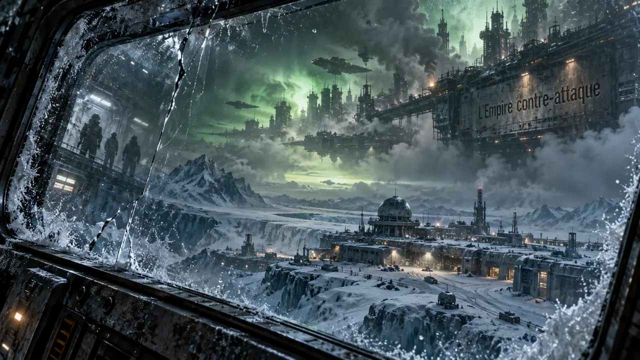 Star Wars ep v : L’Empire contre-attaque, Hoth, Bespin et Dagobah, givre et lueur verte