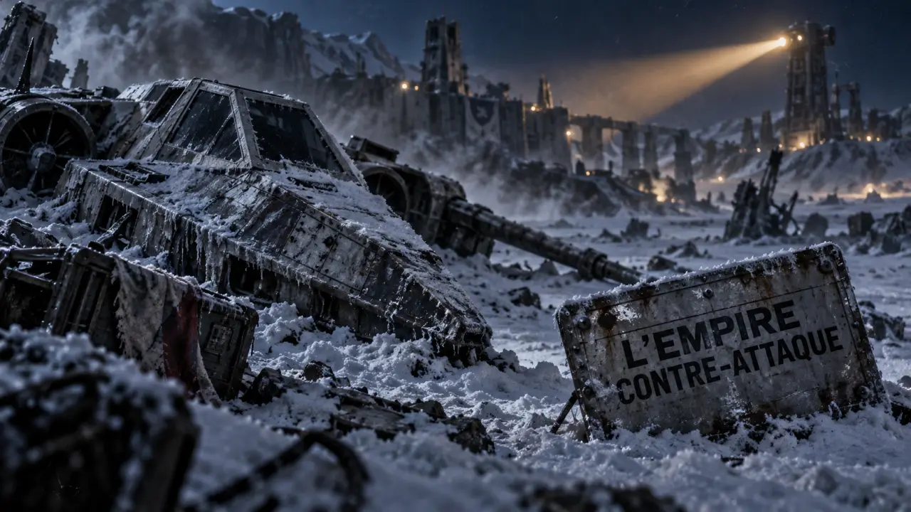 Star Wars episode 5 : chasseur X sur la neige de Hoth, Empire contre-attaque
